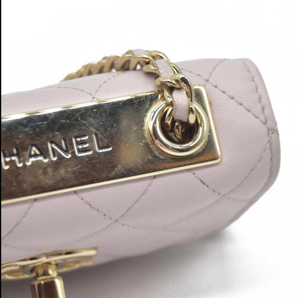 $3125 Chanel Quilted Mini Trendy CC Wallet On Chain Light - Picture 11 of 15